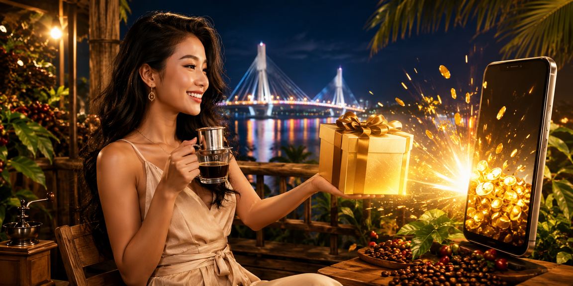 Người dùng tại Cần Thơ xem thể thao và giải trí trực tuyến qua điện thoại bên cà phê