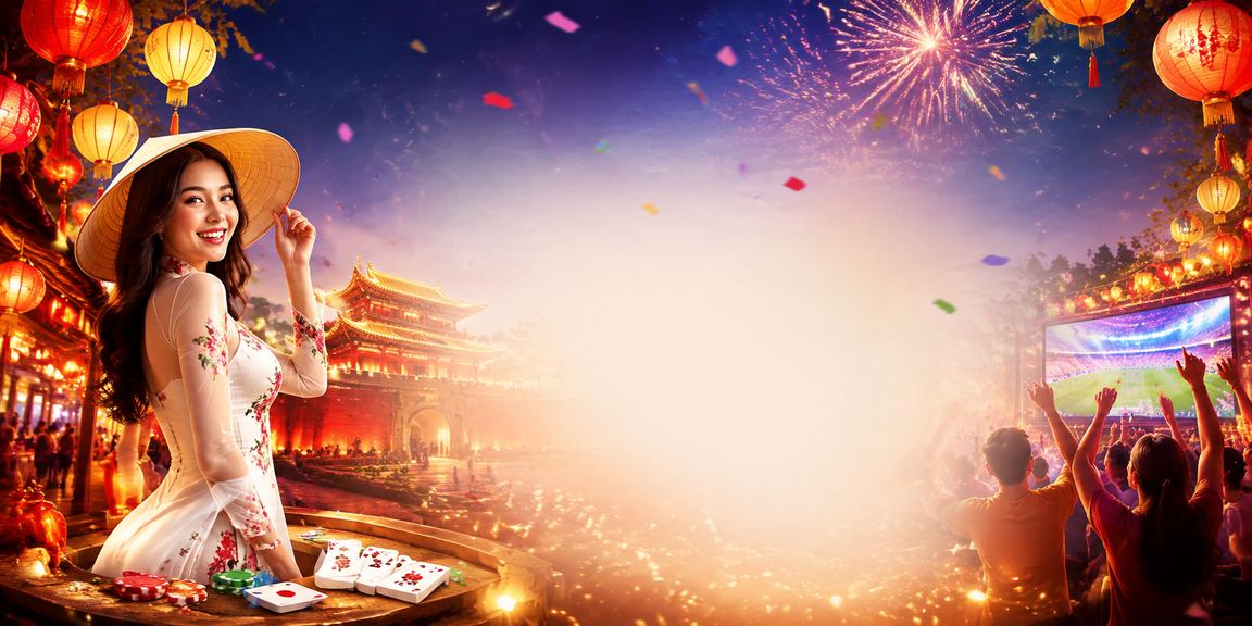 Không gian chơi bài đêm tại chợ đêm Huế phong cách truyền thống
