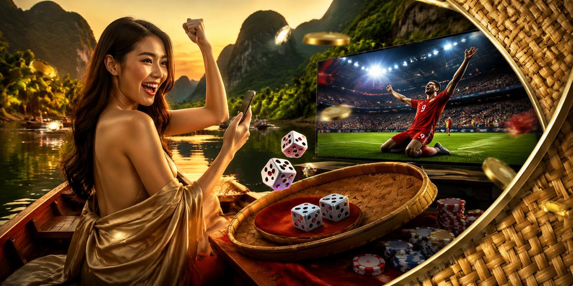Trò chơi tài xỉu xúc xắc bên chiếc nón lá tại Ninh Bình